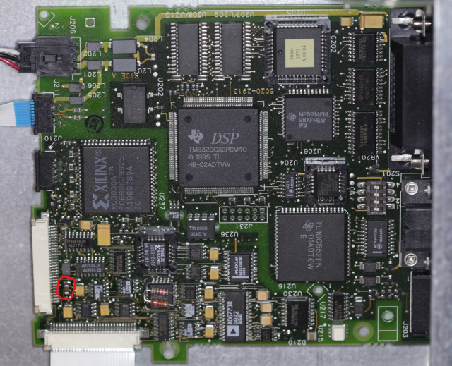 Processor board with fixed capacitor fixed processor board
